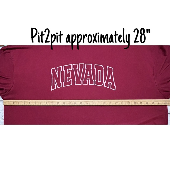 Shein Curve Women’s Nevada Drop Shoulder Tee (Size 18/3XL) - Picture 6 of 7